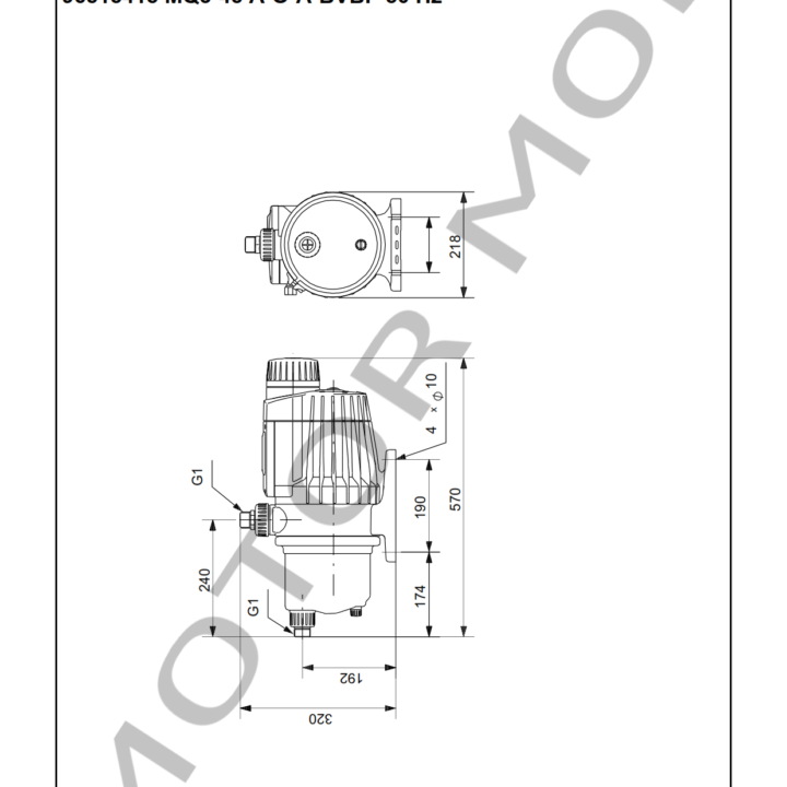 BOMBA PRESURIZADORA DOMESTICA GRUNDFOS MQ 3-45 670 WATT MONOFASICA ...