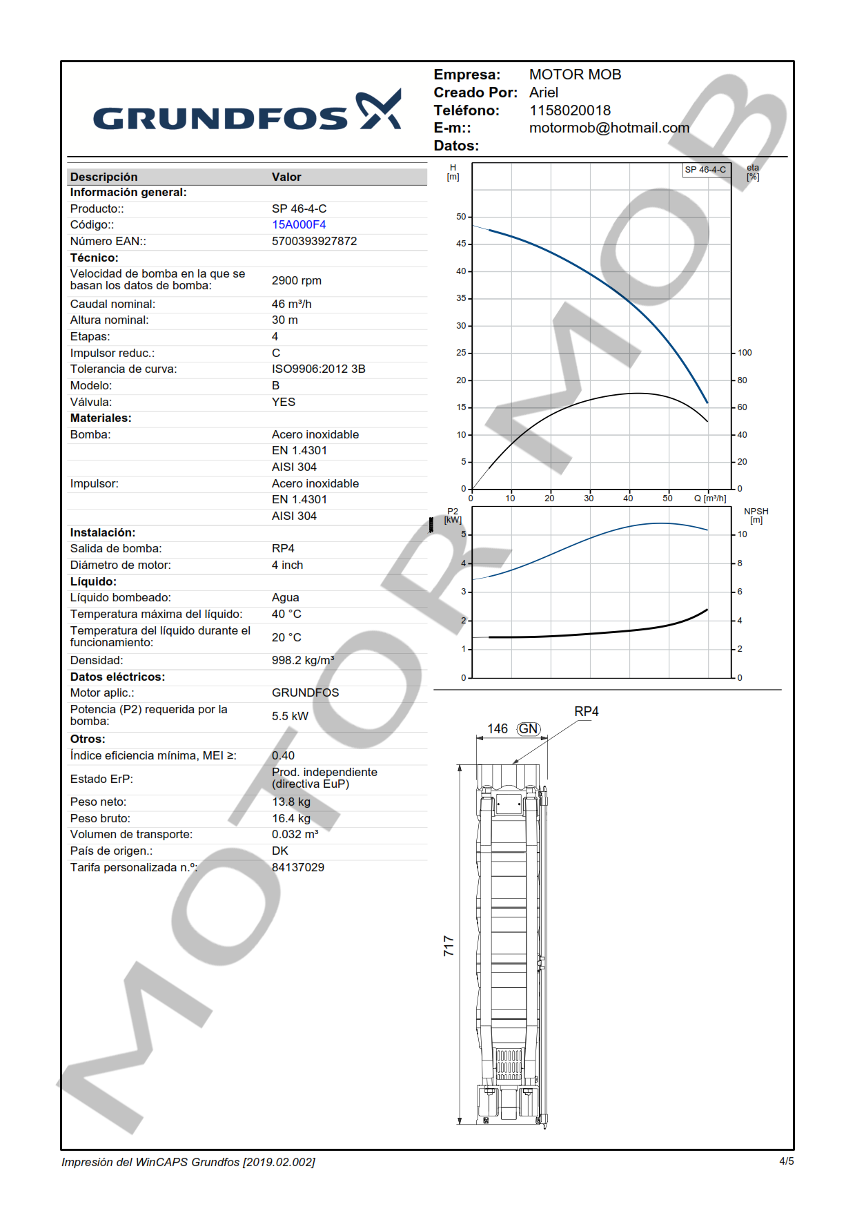 GRUNDFOS SP 46-4-C ARTICULO 15A000F4 MOTOR MOB._004