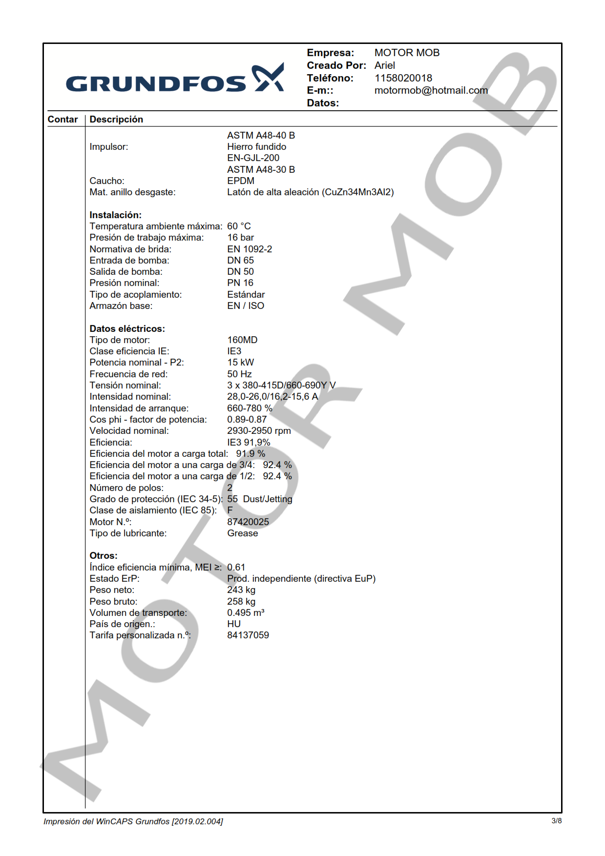 GRUNDFOS NK 50-250205 ARTICULO 97829226 MOTOR MOB_003