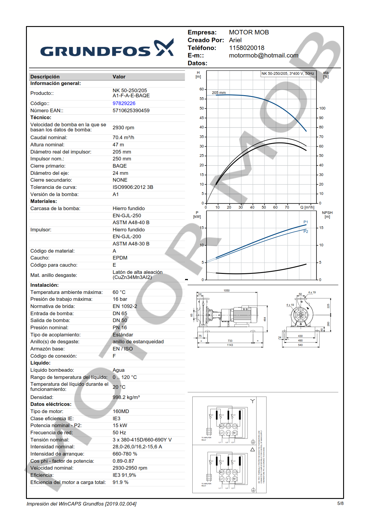 GRUNDFOS NK 50-250205 ARTICULO 97829226 MOTOR MOB_005