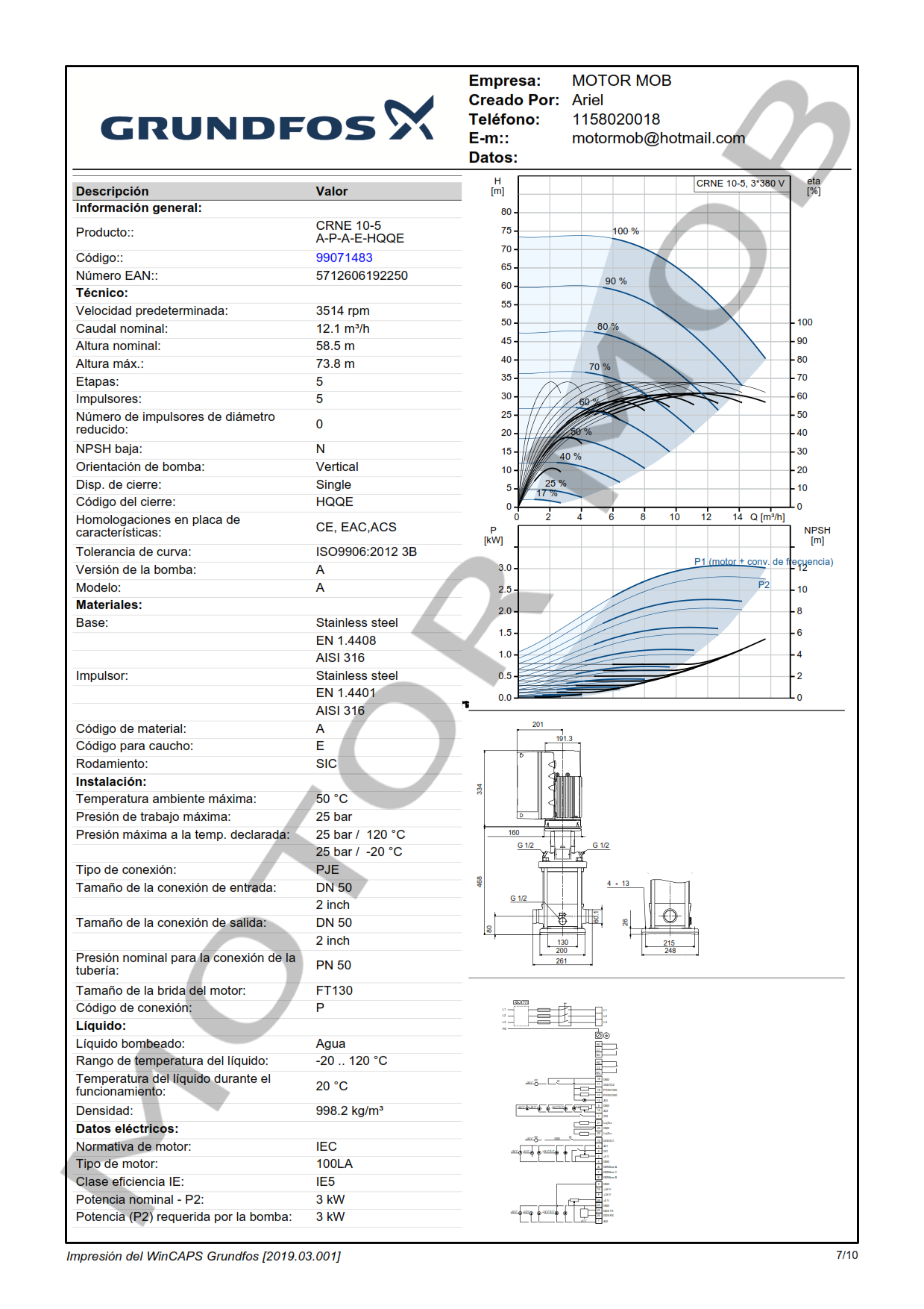 GRUNDFOS CRNE10-05 A-P-G-E-HQQE ARTICULO 99071483 MOTOR MOB_007