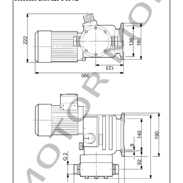 GRUNDFOS DMX 525-3 B-PVCVG-X-E1KK ARTICULO 96699830 MOTOR MOB_005