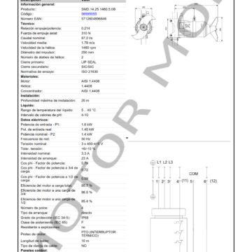 GRUNDFOS SMD.14.25.1460.5.0B ARTICULO 98995955 MOTOR MOB_003