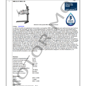 GRUNDFOS SMD.23.37.980.5.1B ARTICULO 98995958 MOTOR MOB_001